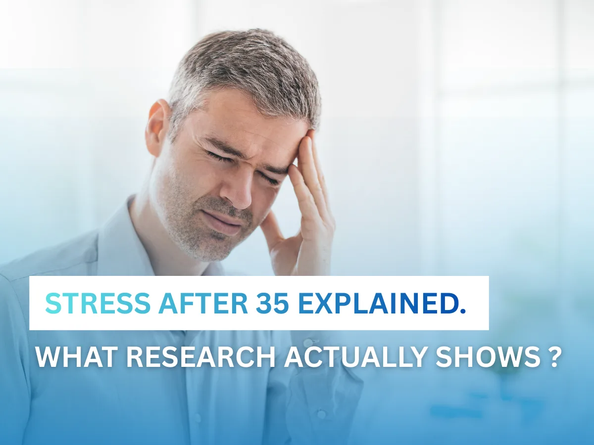Image for Stress nach 35: Was die Forschung wirklich zeigt und warum Longevity-Wissenschaftler aufmerksam werden
